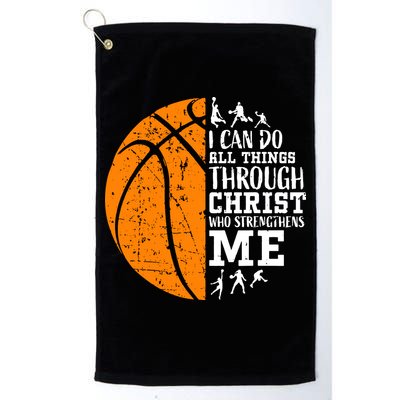 Christian Basketball Golf Towel