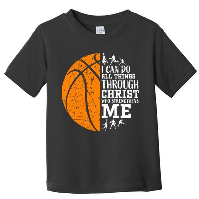 Christian Basketball Toddler T-Shirt