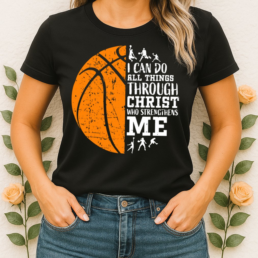 Christian Basketball Womens T-Shirt