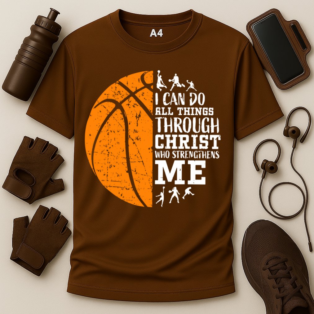 Christian Basketball Cooling Performance Crew T-Shirt