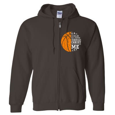 Christian Basketball Full Zip Hoodie