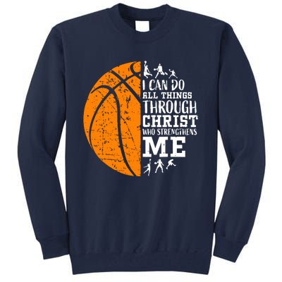 Christian Basketball Tall Sweatshirt