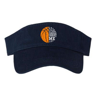 Christian Basketball Valucap Bio-Washed Visor