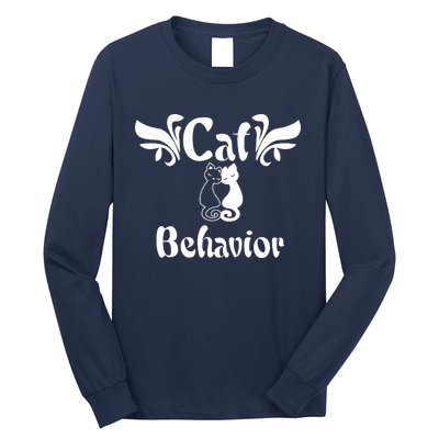 Cat Behavior Long Sleeve Shirt