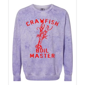 Crawfish Boil Crew Cajun Season Fishing Crawfish Boil Funny Gift Colorblast Crewneck Sweatshirt