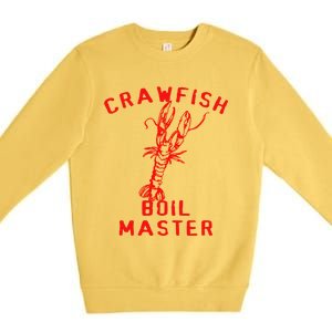 Crawfish Boil Crew Cajun Season Fishing Crawfish Boil Funny Gift Premium Crewneck Sweatshirt