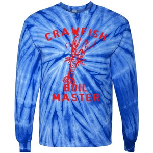 Crawfish Boil Crew Cajun Season Fishing Crawfish Boil Funny Gift Tie-Dye Long Sleeve Shirt