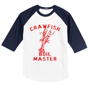 Crawfish Boil Crew Cajun Season Fishing Crawfish Boil Funny Gift Baseball Sleeve Shirt