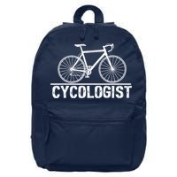 Cycologist bike Cycling Bicycle cyclist christmas 16 in Basic Backpack