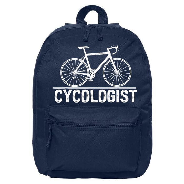 Cycologist bike Cycling Bicycle cyclist christmas 16 in Basic Backpack