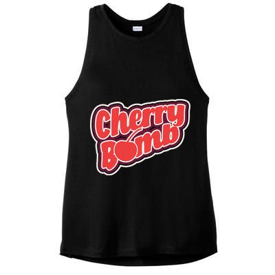Cherry Bomb Ladies PosiCharge Tri-Blend Wicking Tank