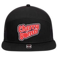 Cherry Bomb 7 Panel Mesh Trucker Snapback Hat