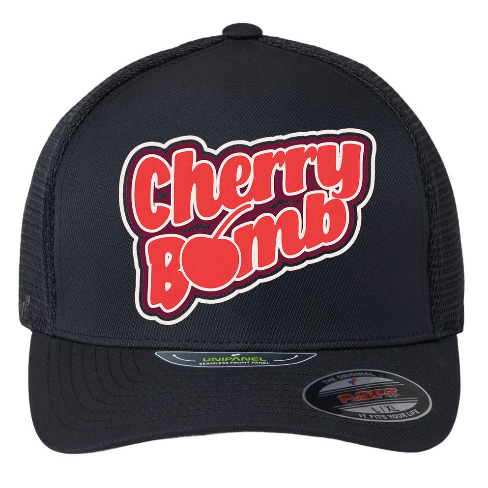 Cherry Bomb Flexfit Unipanel Trucker Cap