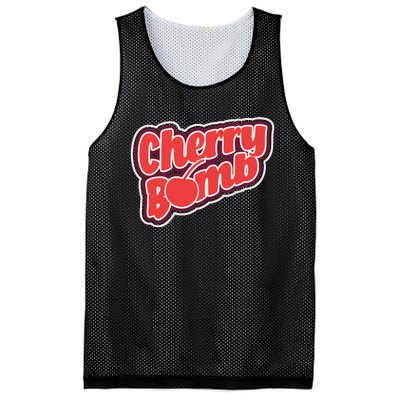 Cherry Bomb Mesh Reversible Basketball Jersey Tank