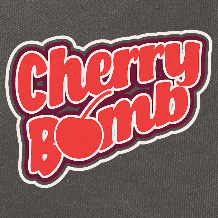 Cherry Bomb Cotton Canvas Backpack