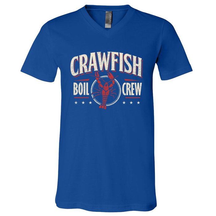 Crawfish Boil Crew Cool Gift Cajun Season Lover Party Funny Tee Gift V-Neck T-Shirt