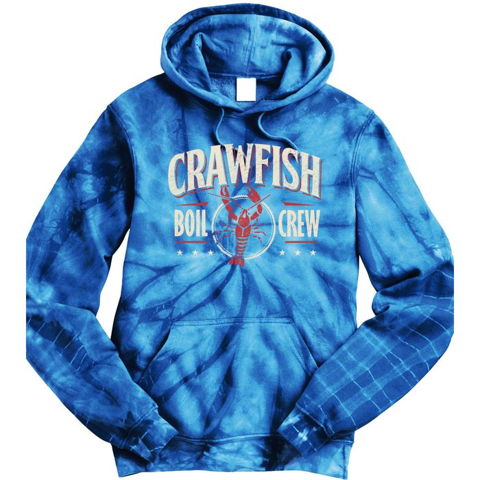 Crawfish Boil Crew Cool Gift Cajun Season Lover Party Funny Tee Gift Tie Dye Hoodie