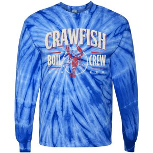 Crawfish Boil Crew Cool Gift Cajun Season Lover Party Funny Tee Gift Tie-Dye Long Sleeve Shirt