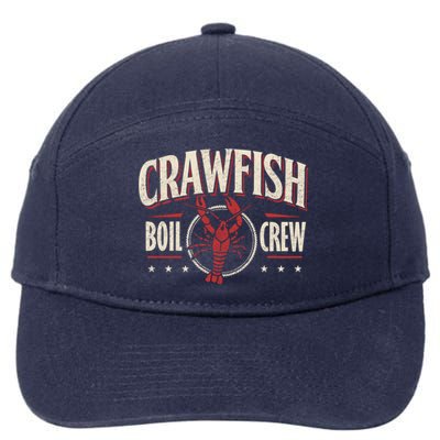 Crawfish Boil Crew Cool Gift Cajun Season Lover Party Funny Tee Gift 7-Panel Snapback Hat