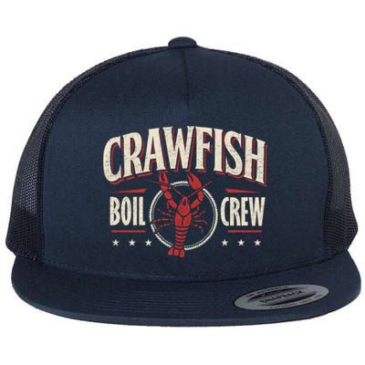 Crawfish Boil Crew Cool Gift Cajun Season Lover Party Funny Tee Gift Flat Bill Trucker Hat