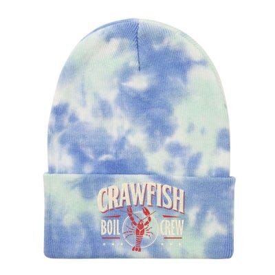 Crawfish Boil Crew Cool Gift Cajun Season Lover Party Funny Tee Gift Tie Dye 12in Knit Beanie