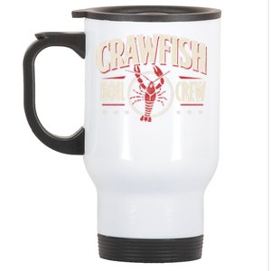 Crawfish Boil Crew Cool Gift Cajun Season Lover Party Funny Tee Gift Stainless Steel Travel Mug