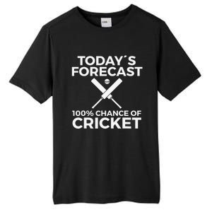 Cricket Bat Cricket Ball Indian Flag India Cricket Tall Fusion ChromaSoft Performance T-Shirt