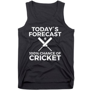 Cricket Bat Cricket Ball Indian Flag India Cricket Tank Top