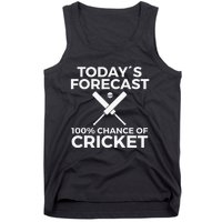 Cricket Bat Cricket Ball Indian Flag India Cricket Tank Top