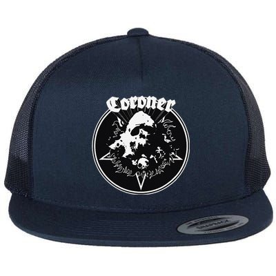 Coroner Band Flat Bill Trucker Hat