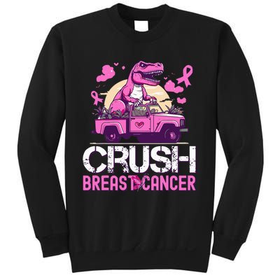 Crush Breast Cancer Awareness Monster Truck Sweatshirt