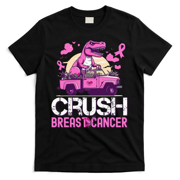 Crush Breast Cancer Awareness Monster Truck T-Shirt