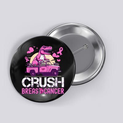 Crush Breast Cancer Awareness Monster Truck Button