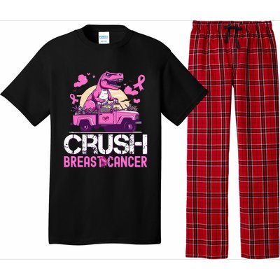 Crush Breast Cancer Awareness Monster Truck Pajama Set