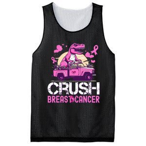 Crush Breast Cancer Awareness Monster Truck Mesh Reversible Basketball Jersey Tank