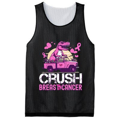 Crush Breast Cancer Awareness Monster Truck Mesh Reversible Basketball Jersey Tank