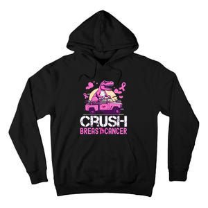 Crush Breast Cancer Awareness Monster Truck Tall Hoodie