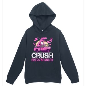 Crush Breast Cancer Awareness Monster Truck Urban Pullover Hoodie