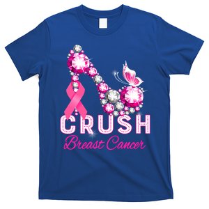 Crush Breast Cancer Warrior Support Breast Cancer Awareness Great Gift T-Shirt