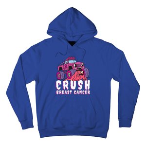 Crush Breast Cancer Awareness Monster Truck October Pink Hoodie