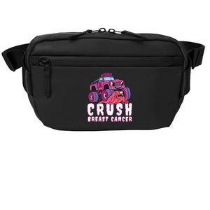 Crush Breast Cancer Awareness Monster Truck October Pink Crossbody Pack