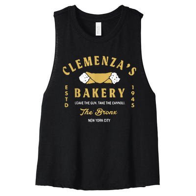 Clemenzas Bakery Women's Racerback Cropped Tank