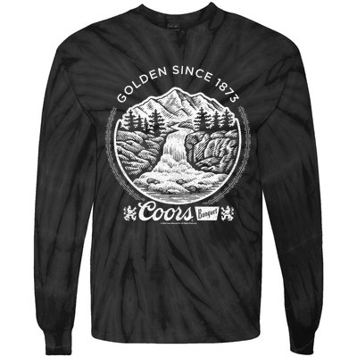 C.O.O.Rs Brewing Company Golden Since Vintage Banquet Badge Tie-Dye Long Sleeve Shirt