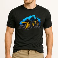 Cartoon Bulldozer Cooling Performance Crew T-Shirt