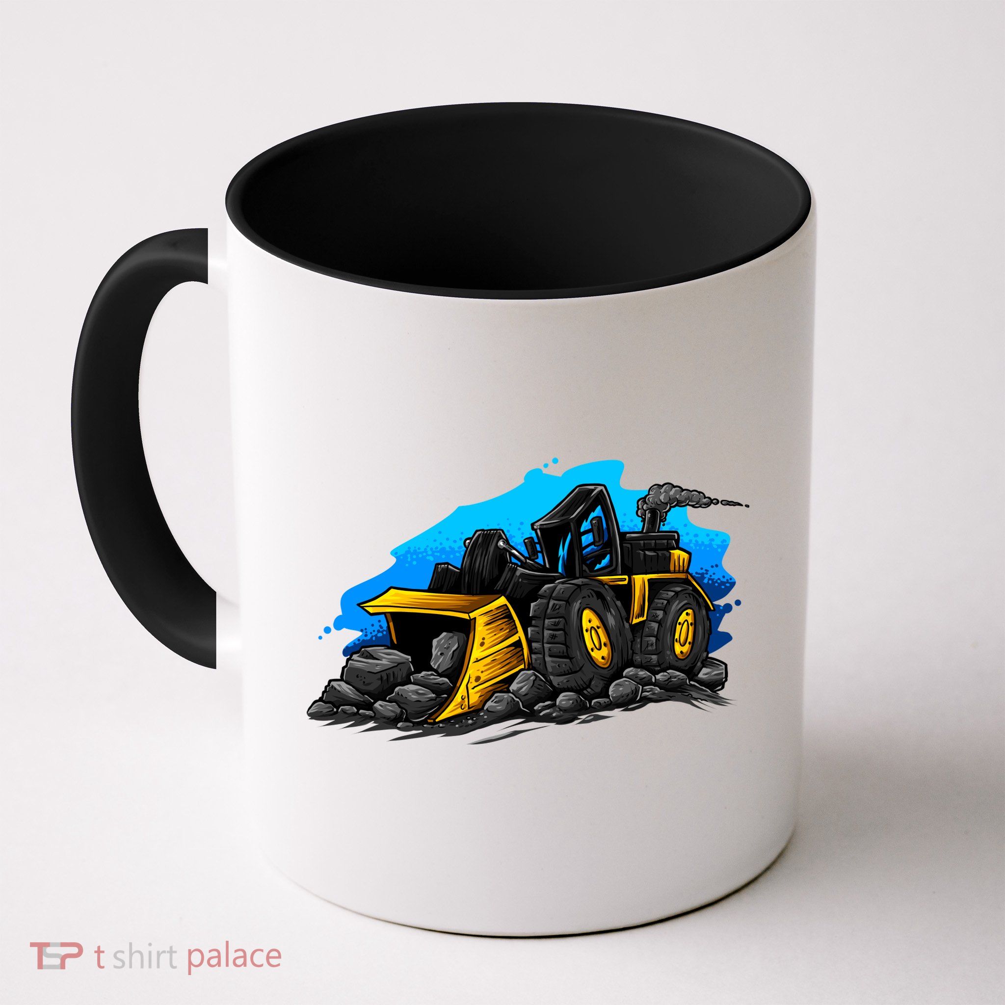 Cartoon Bulldozer Mug