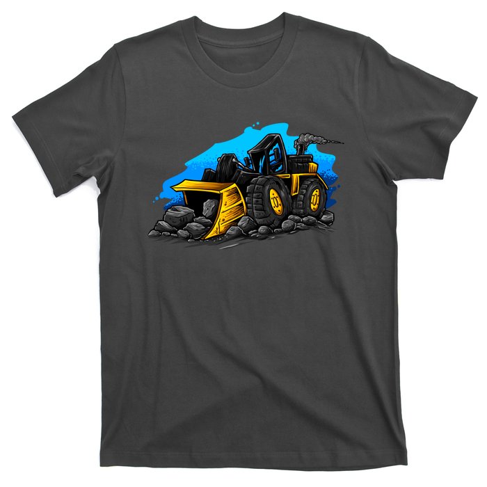 Cartoon Bulldozer T-Shirt