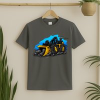 Cartoon Bulldozer T-Shirt