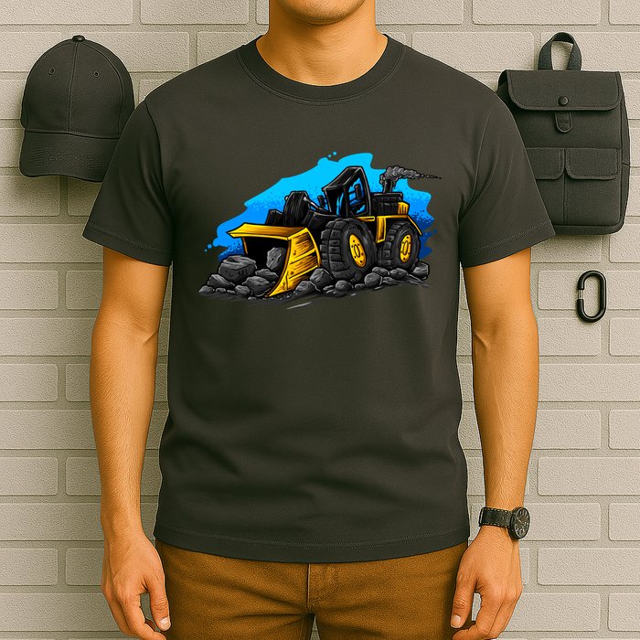 Cartoon Bulldozer T-Shirt