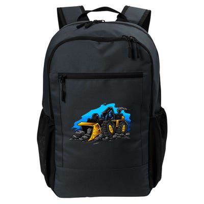 Cartoon Bulldozer Backpack
