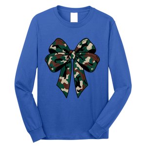 Coquette Bow Camouflage Long Sleeve Shirt